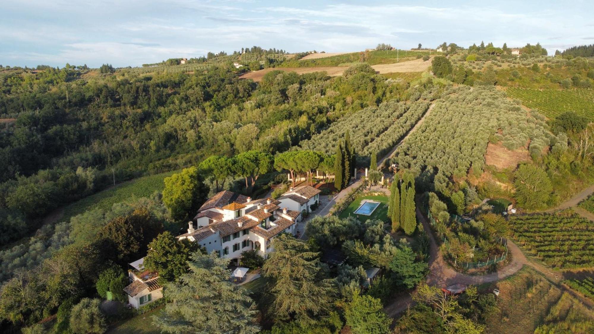 Вилла I Casciani Монтеспертоли Экстерьер фото